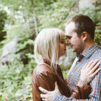 Shane + Jen | Old Town Negaunee Engagement