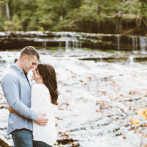 Victoria + Cory | Au Train Falls Engagement